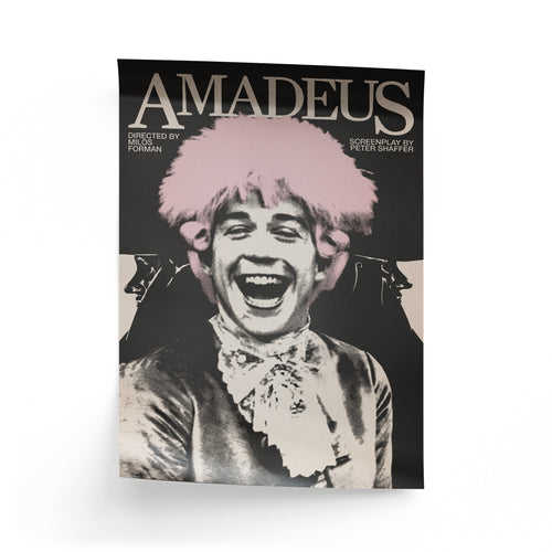 Vintage looking Amadeus movie poster