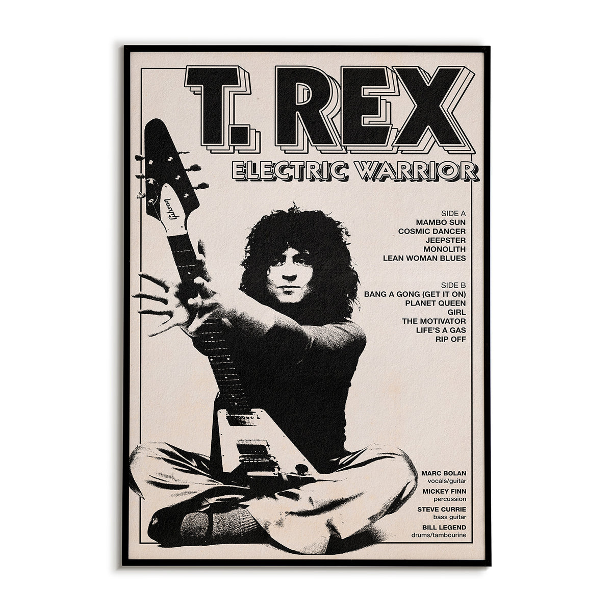 T. Rex Electric Warrior Poster