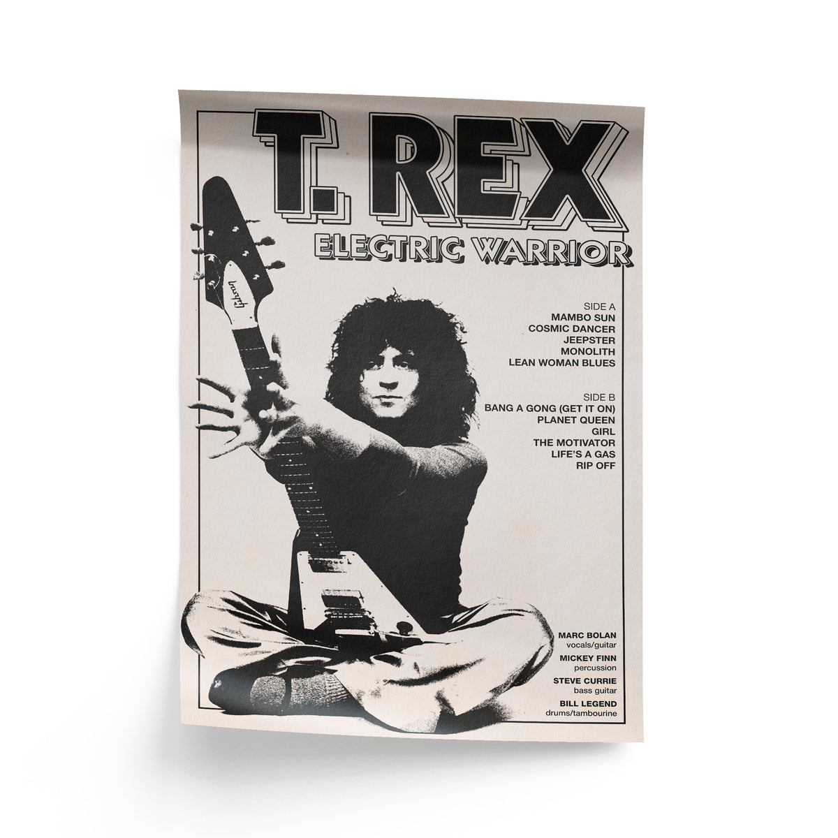 T. Rex Electric Warrior Poster
