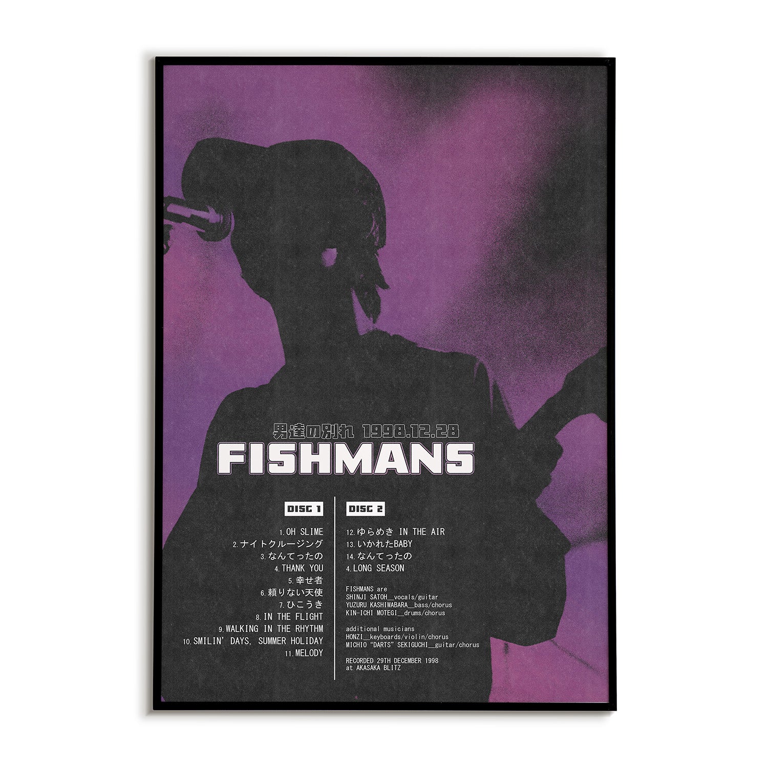 Fishmans 98.12.28 Otokotachi no wakare Poster