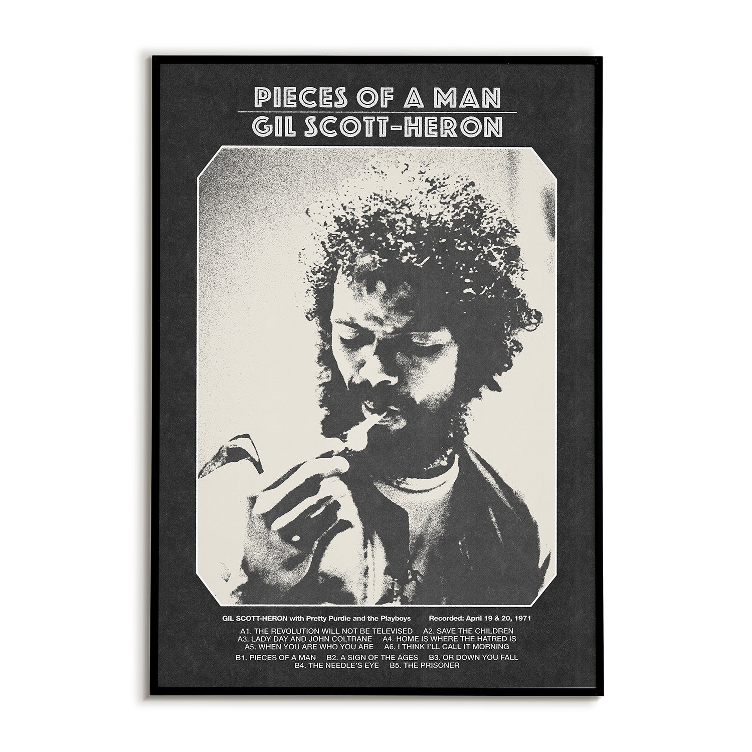 Gil Scott-Heron Pieces of a Man Poster