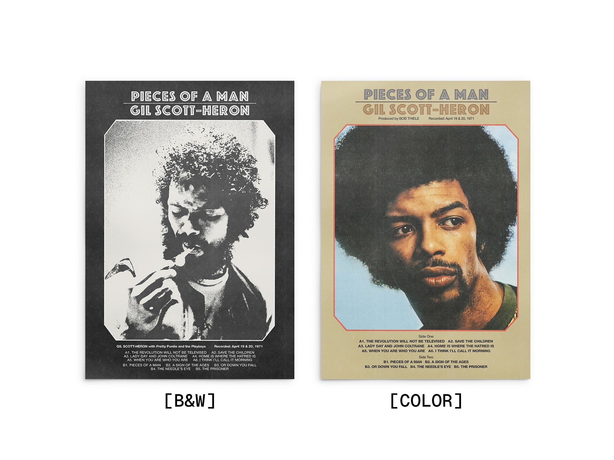 Gil Scott-Heron Pieces of a Man Poster