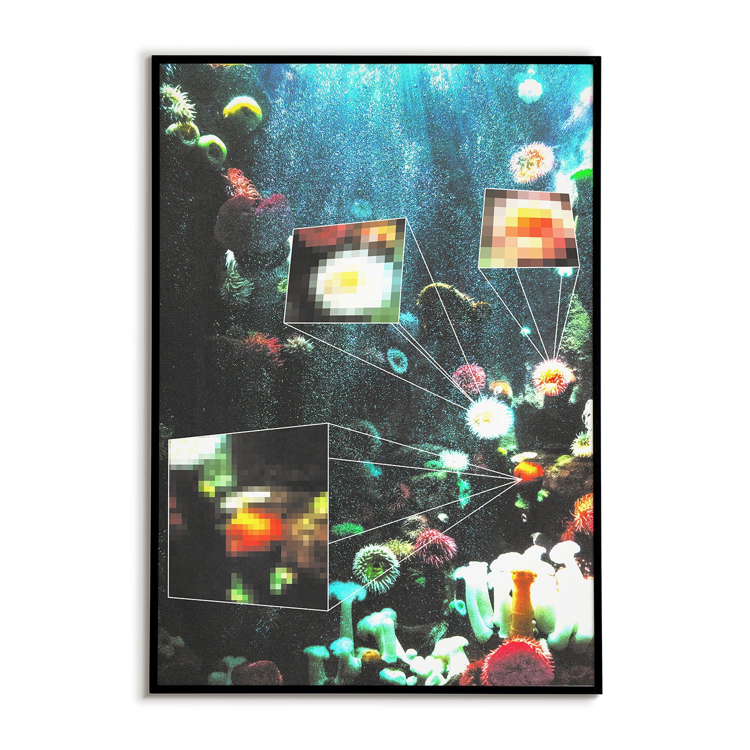 "When We Drown" Coral Reef Abstract Art Print