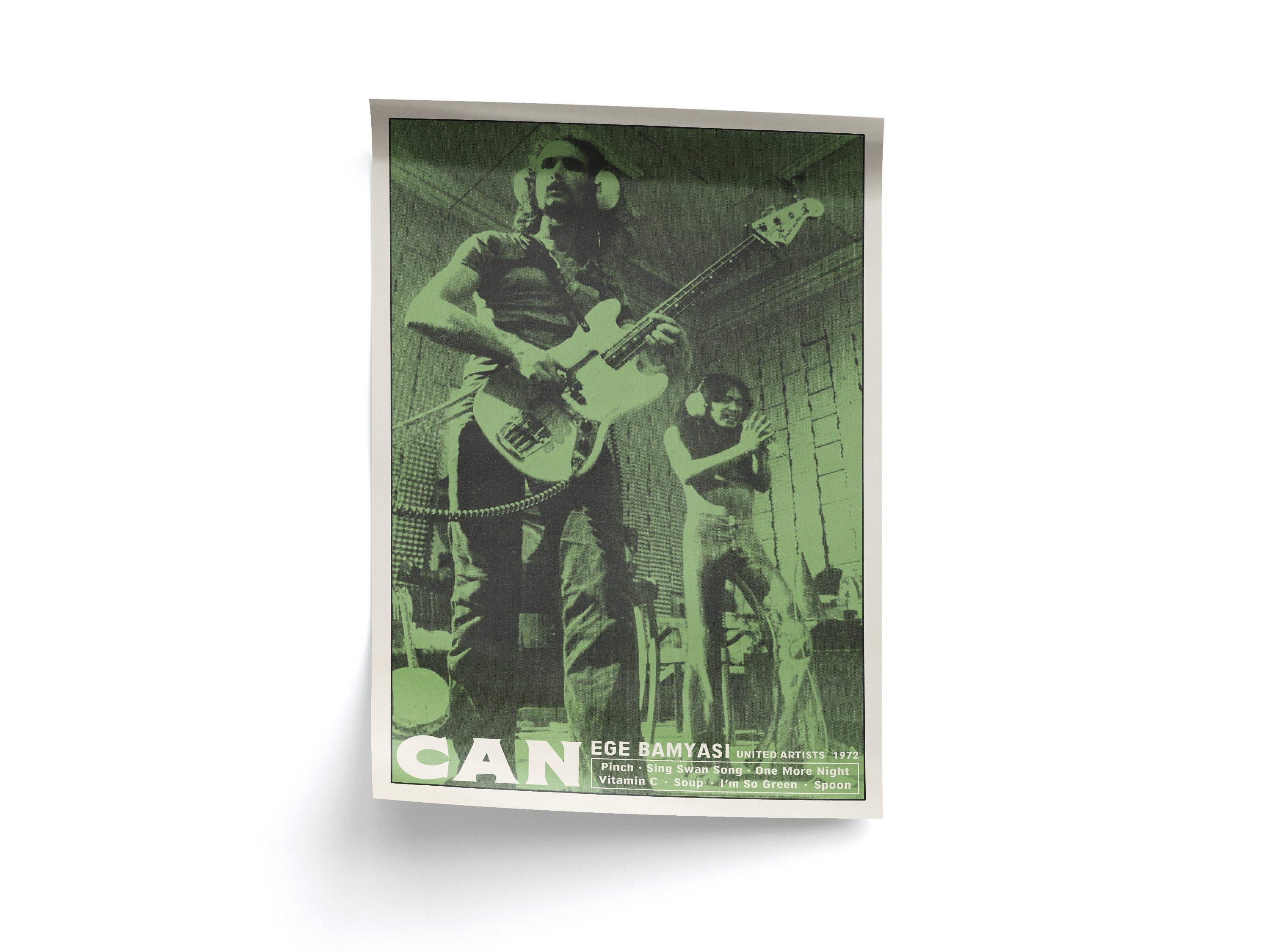 This retro album art print captures the essence of classic krautrock aesthetics and makes an ideal addition to any music room, dorm, or studio space.