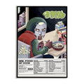 Album cover with a character sitting at a table, eating, and looking out a window.