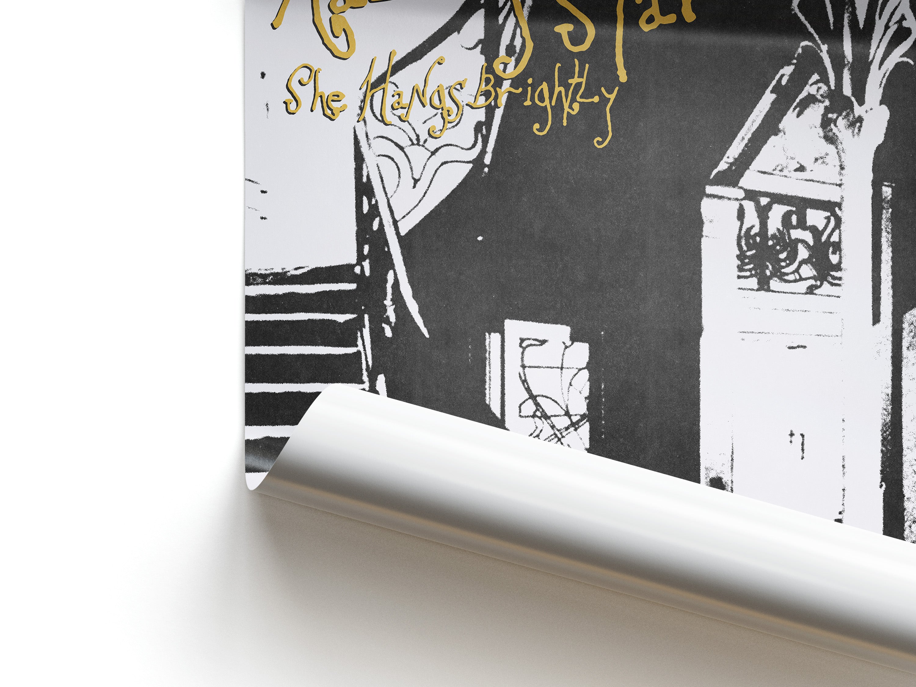 Mazzy Star She Hangs Brightly Album Poster