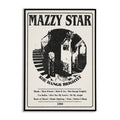 Mazzy Star album cover with black and white design on a beige background