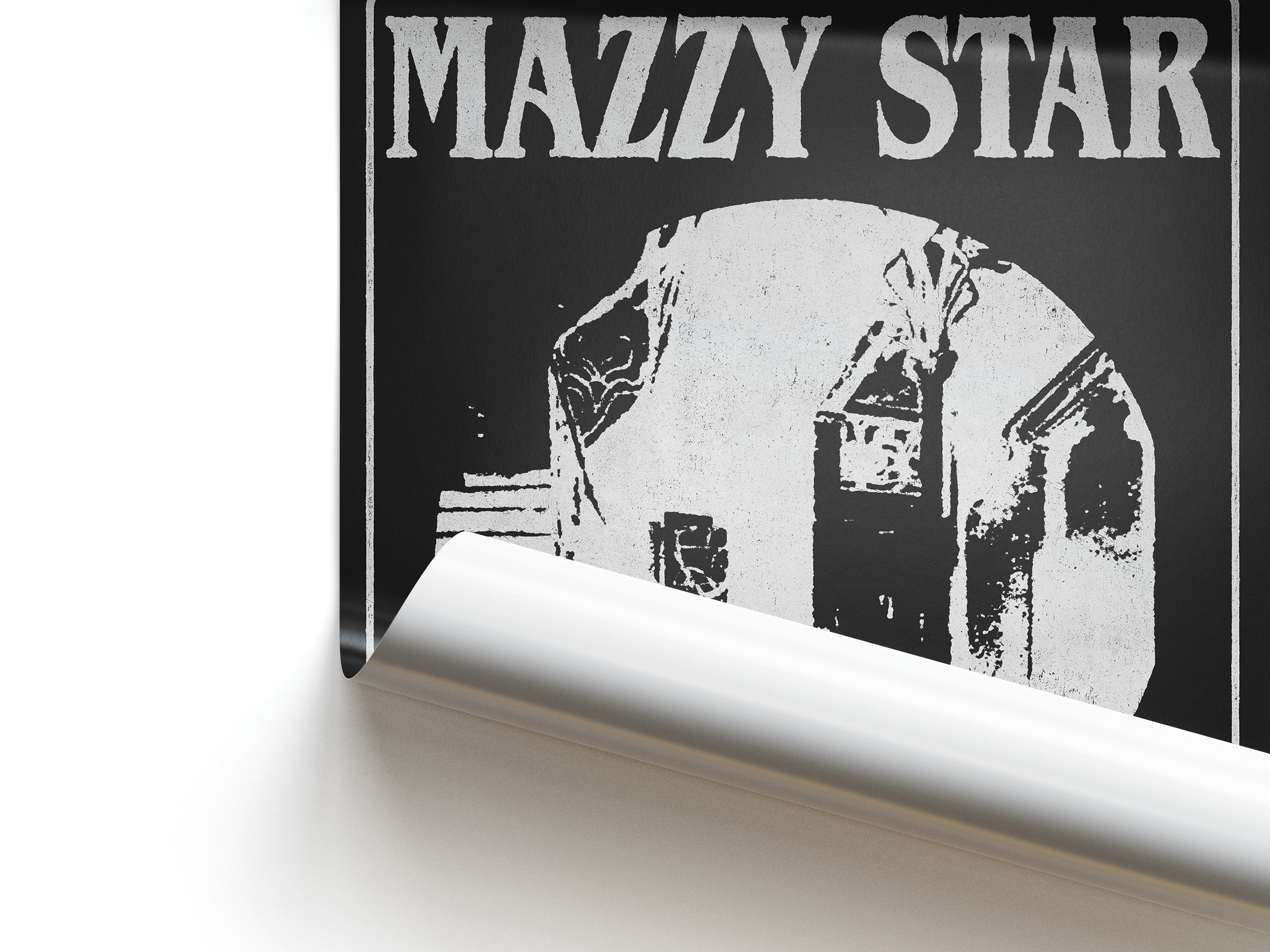Album cover with 'Mazzy Star' text and black and white design
