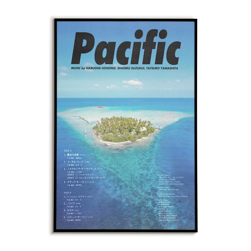 Haruomi Hosono, Tatsuro Yamashita, & Shigeru Suzuki Pacific Poster