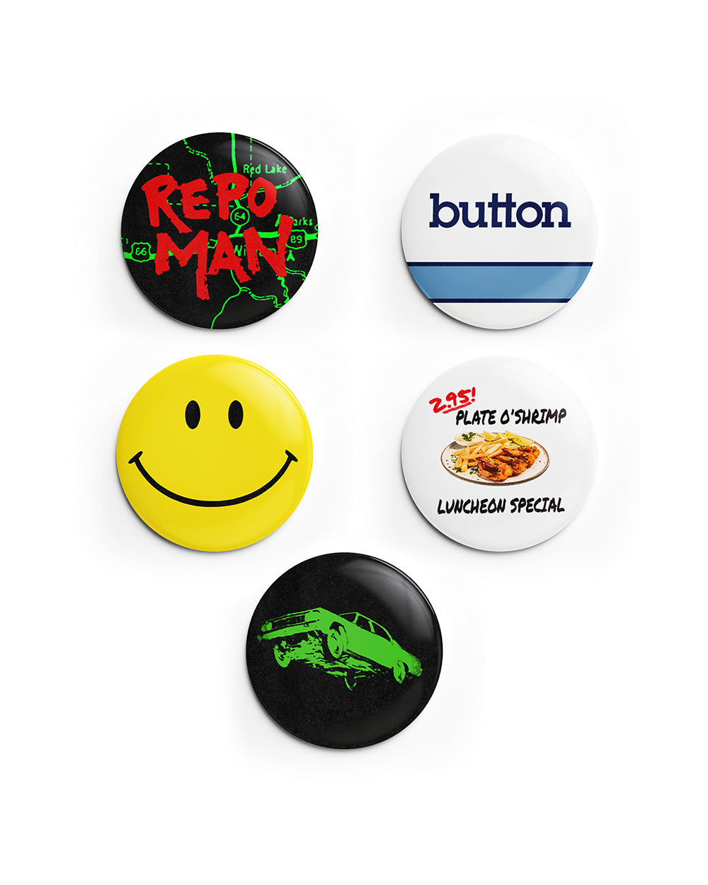 Repo Man Button Set