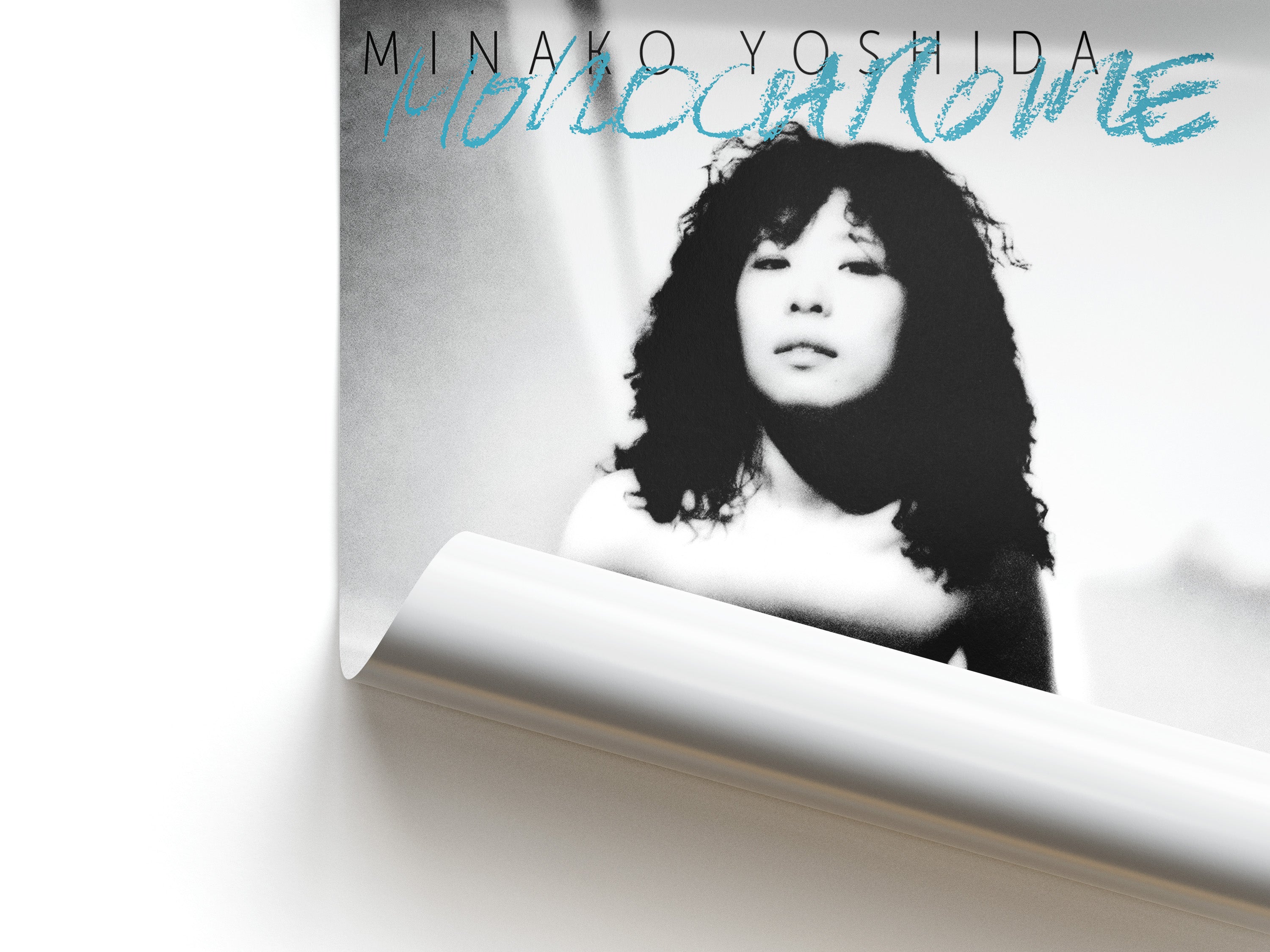 Minako Yoshida Monochrome Poster