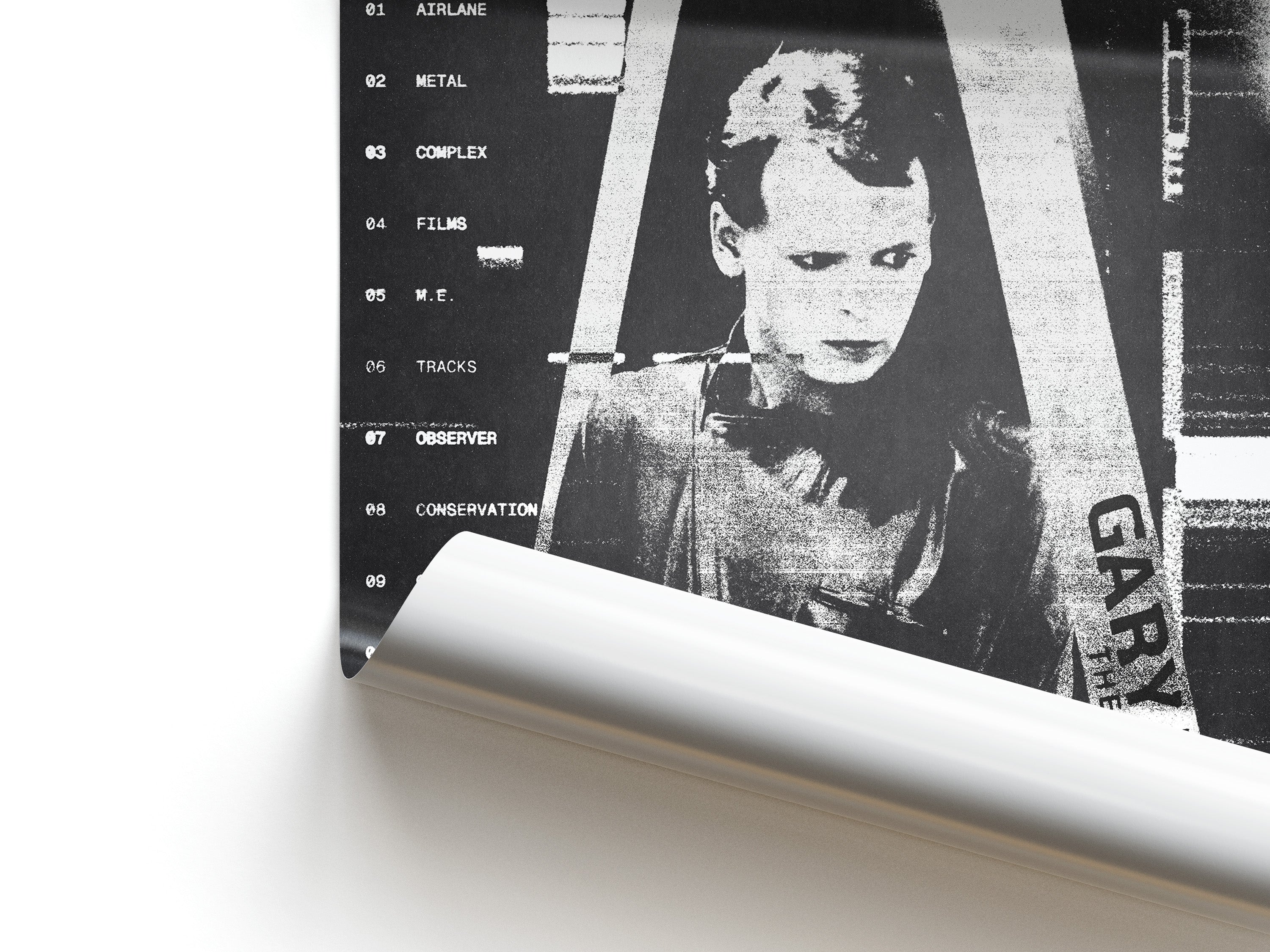 Gary Numan The Pleasure Principle Poster