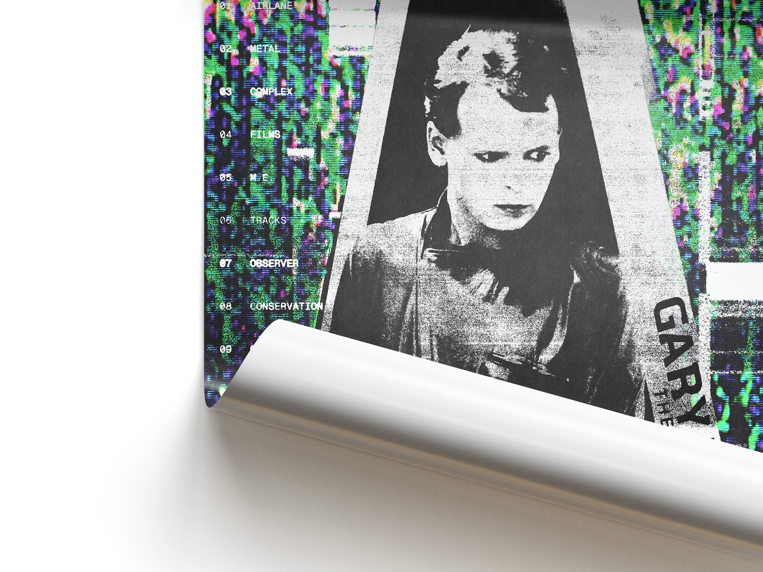 Gary Numan The Pleasure Principle Poster