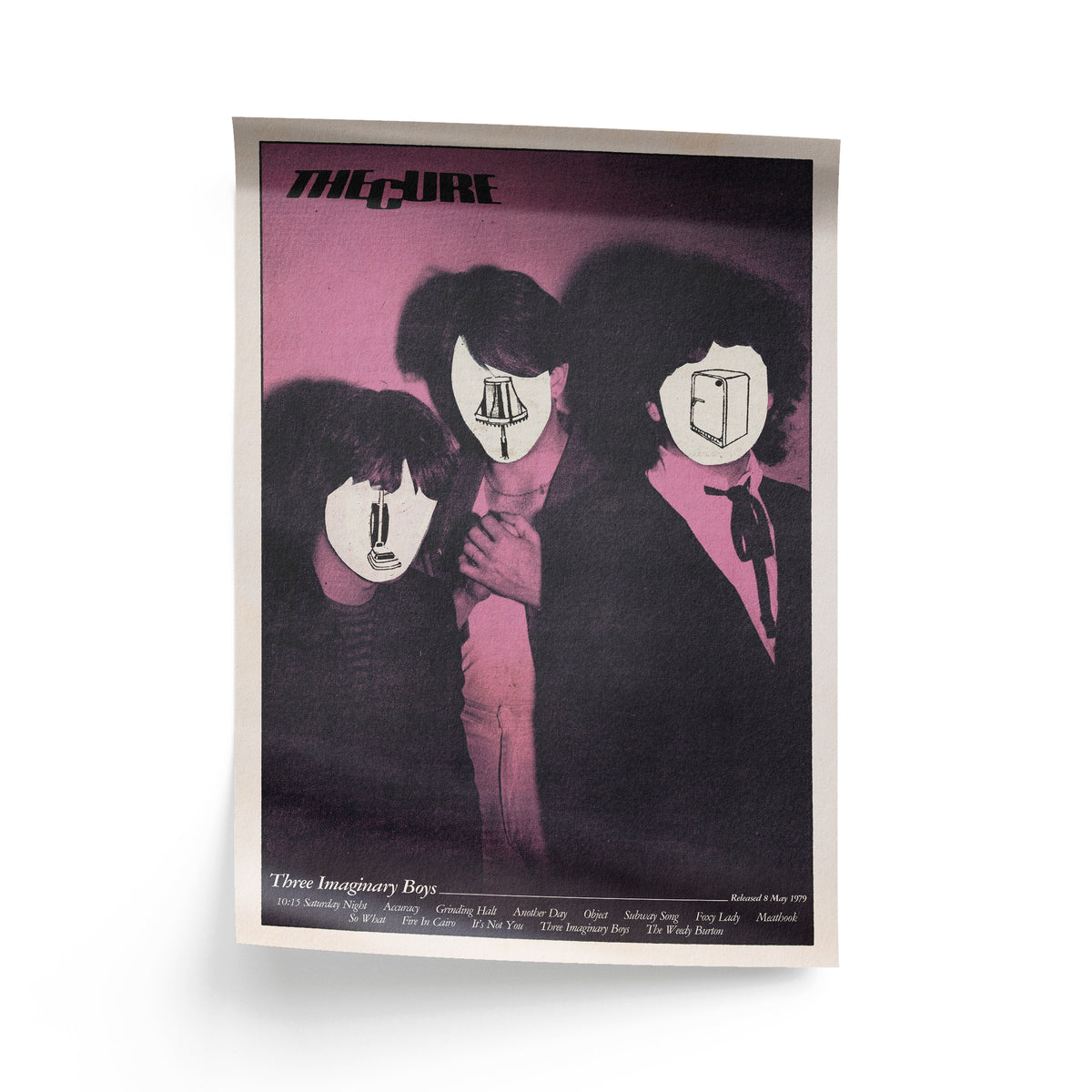 The Cure Three Imaginary Boys Poster