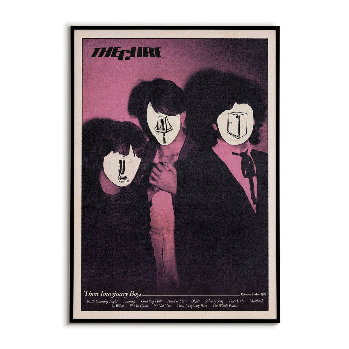 The Cure Three Imaginary Boys Poster