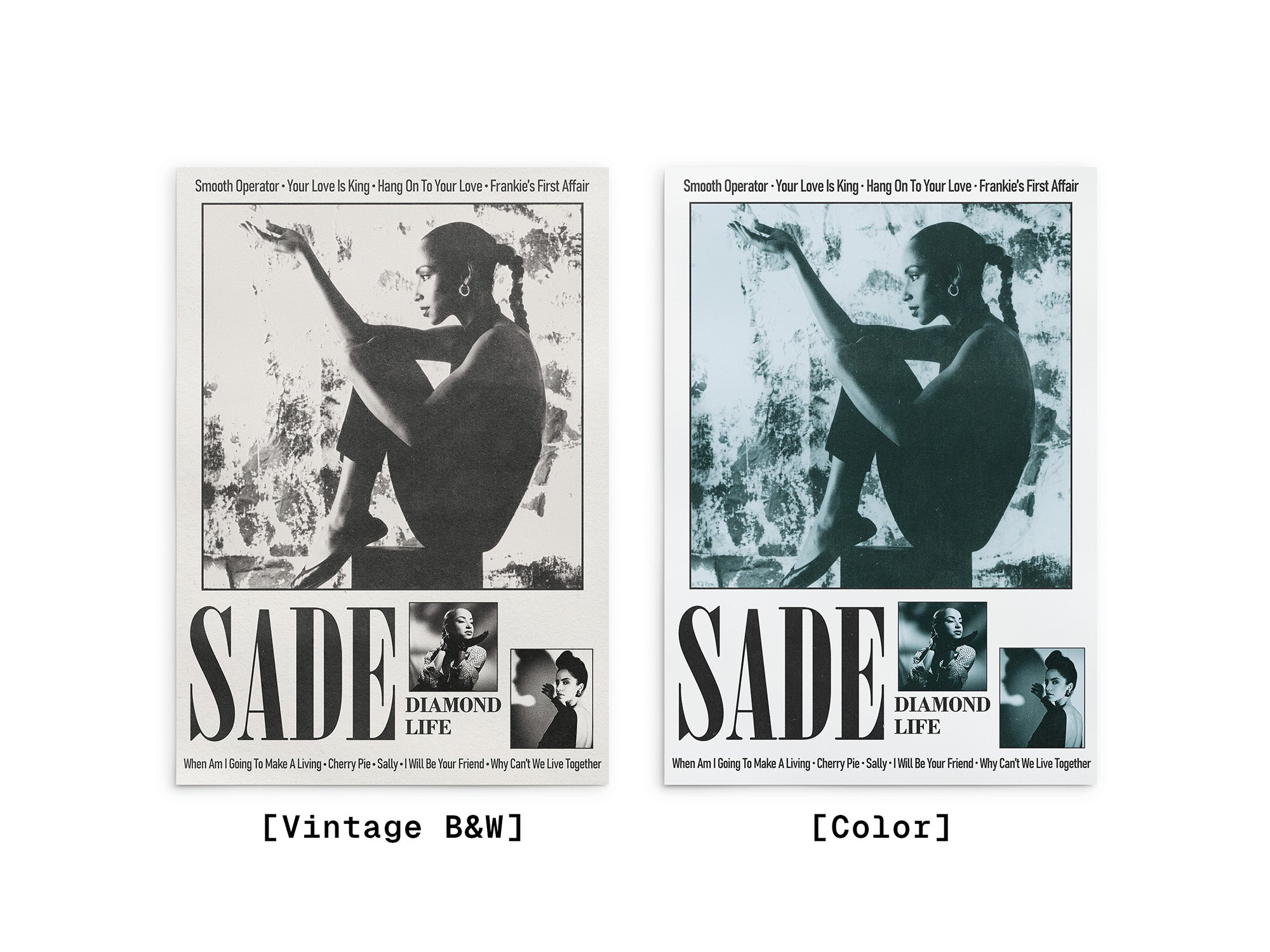Sade Diamond Life Album Poster