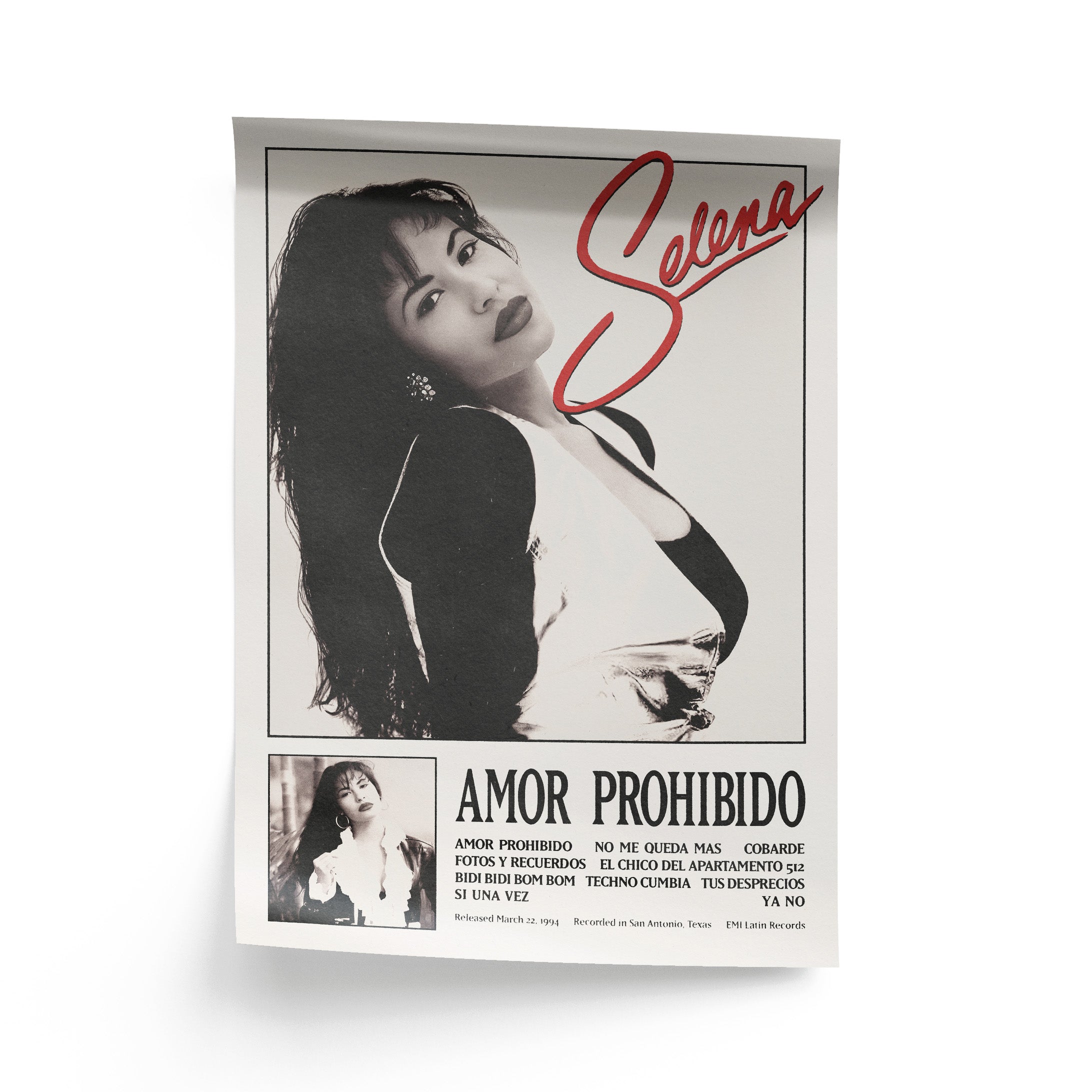 Selena Amor Prohibido Poster
