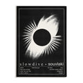 Album cover for 'souvlaki' by Slowdive with a black and white design.