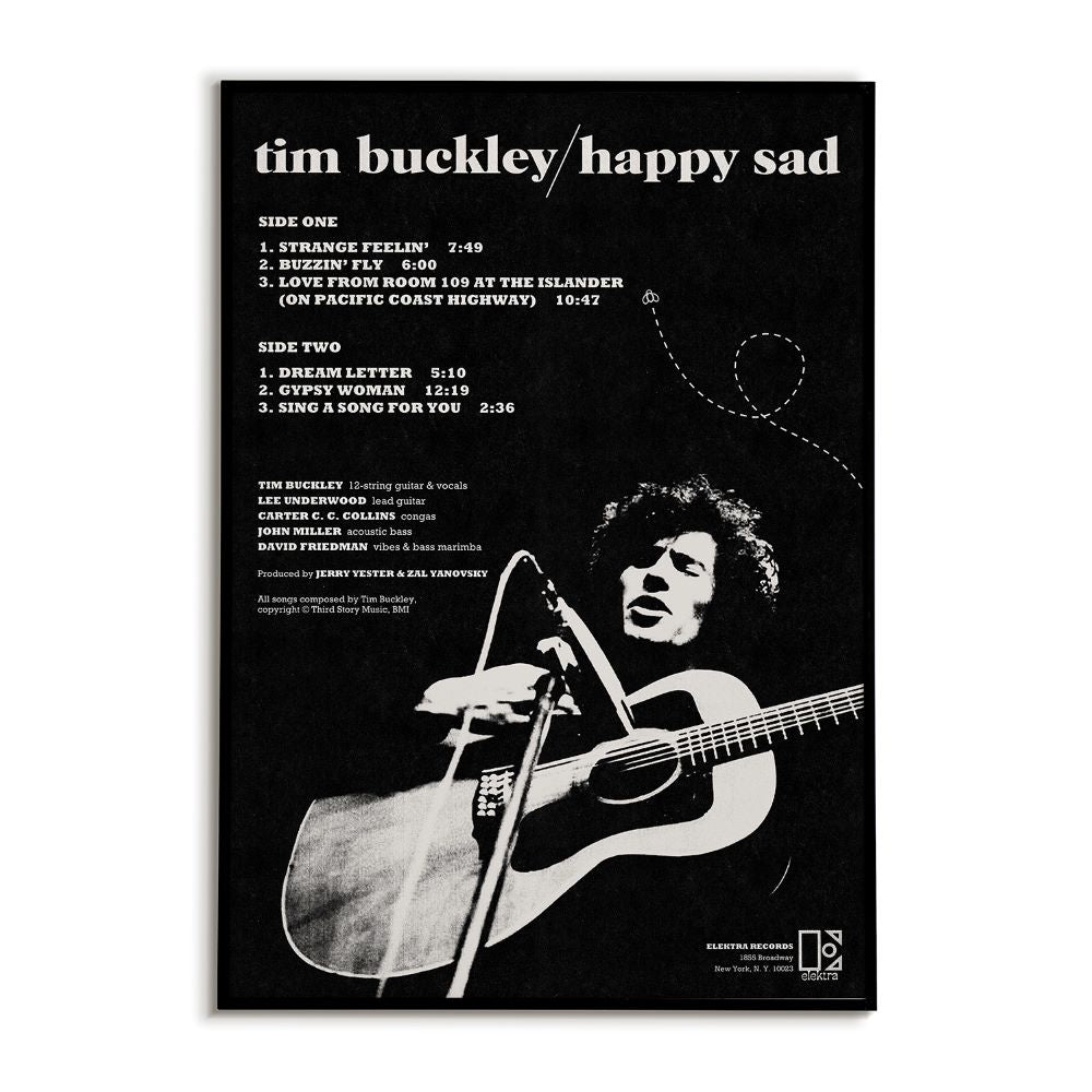 Tim Buckley Happy Sad Poster